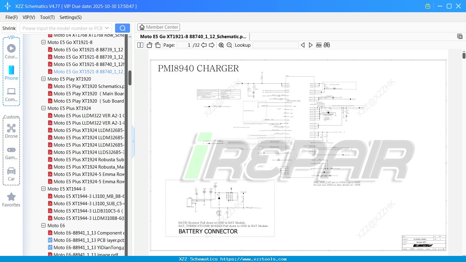Motorola Moto E5 Go XT1921-8 88740_1_12_Schematic
